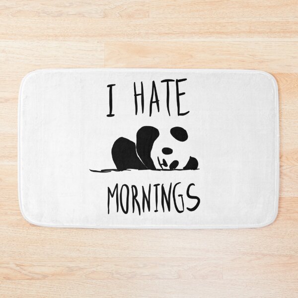 Item preview, I hate mornings I hate morning panda bear lovers designed and sold by CBShirtStar.