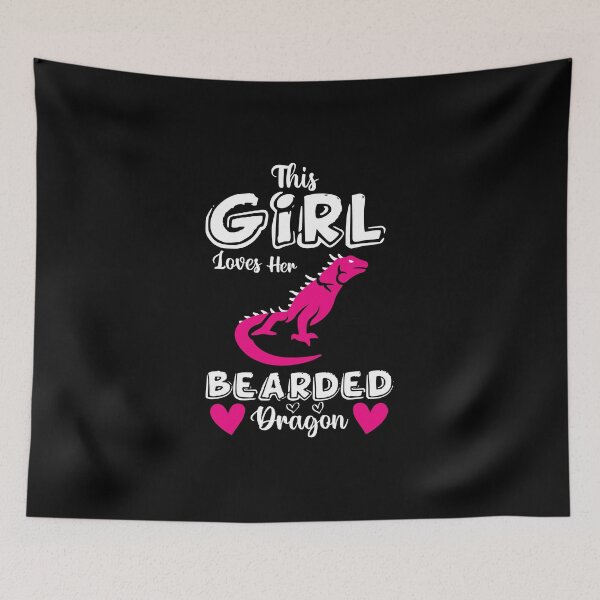 Item preview, This Girl Loves Her Bearded Dragon Pet Lizard Herpetologist designed and sold by wackodesign.