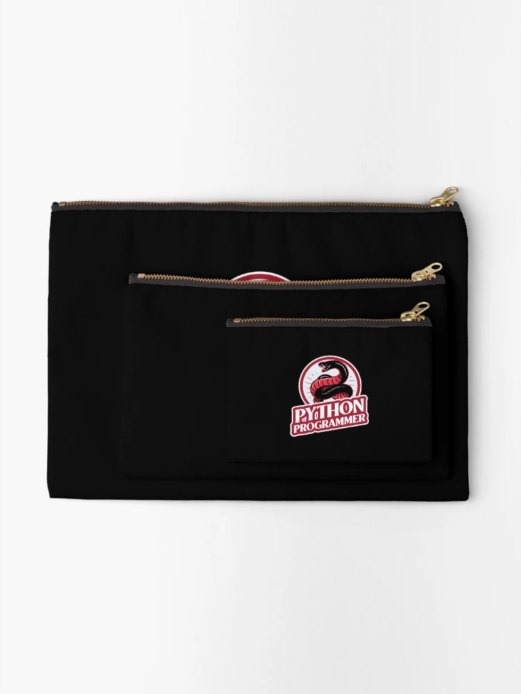 Thumbnail 2 of 4, Zipper Pouch, Python Developer Programmer designed and sold by RareLoot19.