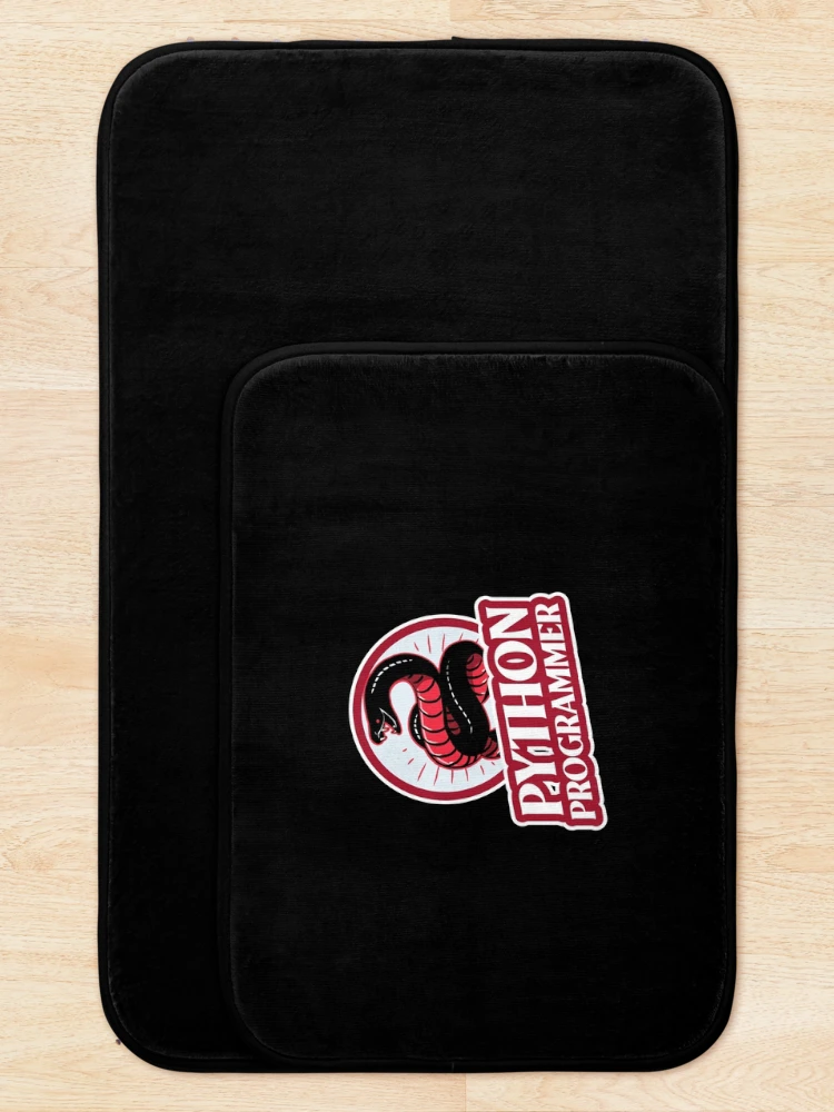Thumbnail 5 of 6, Bath Mat, Python Developer Programmer designed and sold by RareLoot19.