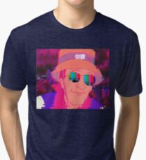 Camiseta de tejido mixto Vaporwave Dale Gribble