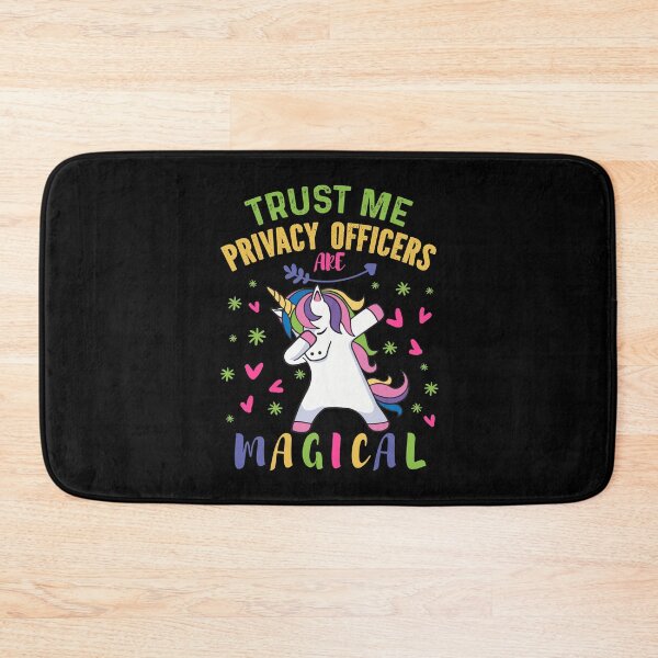Item preview, Cute Unicorn Privacy Officer Gift designed and sold by TeeZazzle.