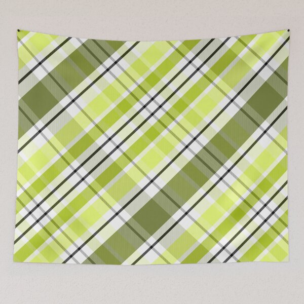 Item preview, Bright Green Plaid Pattern designed and sold by RomeoSketches.