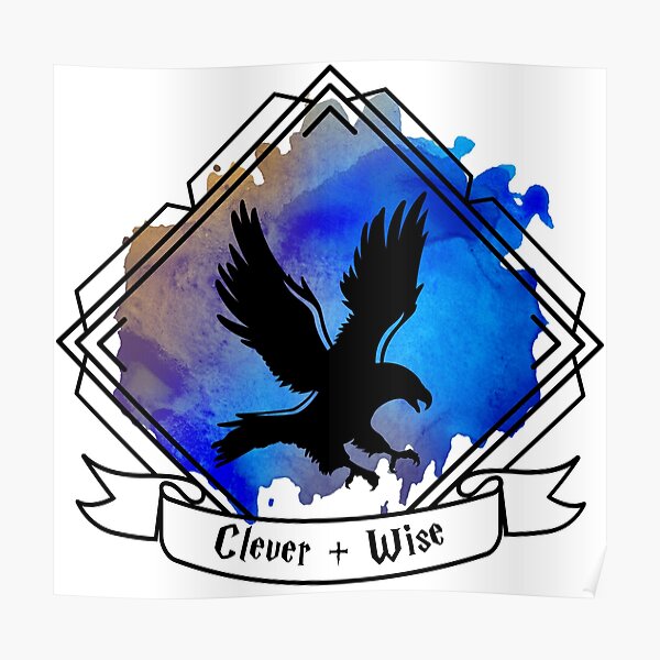 Eagle Raven Emblem Smart Clever Wise T-shirt Sticker phone case Poster