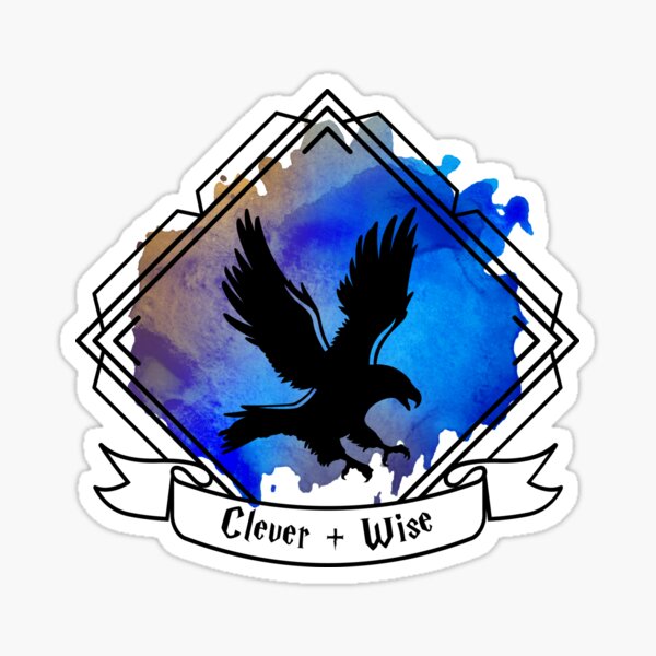 Eagle Raven Emblem Smart Clever Wise T-shirt Sticker funda para teléfono Pegatina
