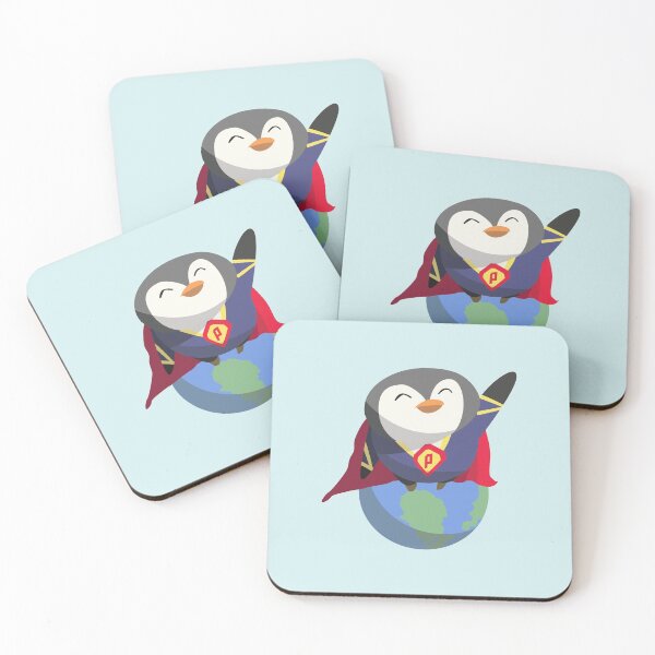 Item preview, Superhero Penguin designed and sold by RobsArtThings.