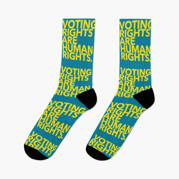 Item preview, Voting Rights are Human Rights (yellow 2) designed and sold by Thelittlelord.