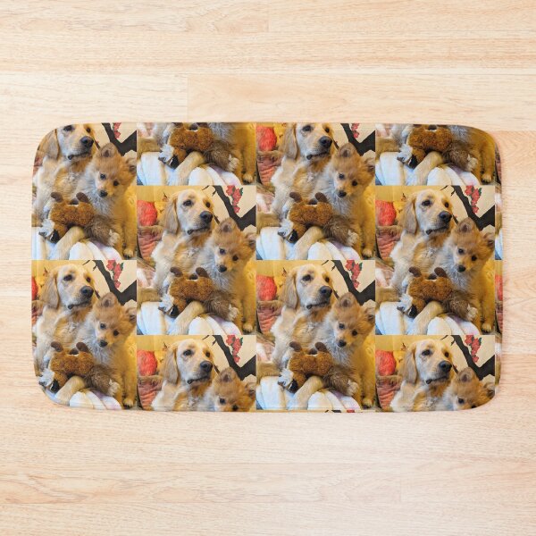 Item preview, Bella & Kai (golden retriever & Pomeranian) designed and sold by Fluffycat2020.