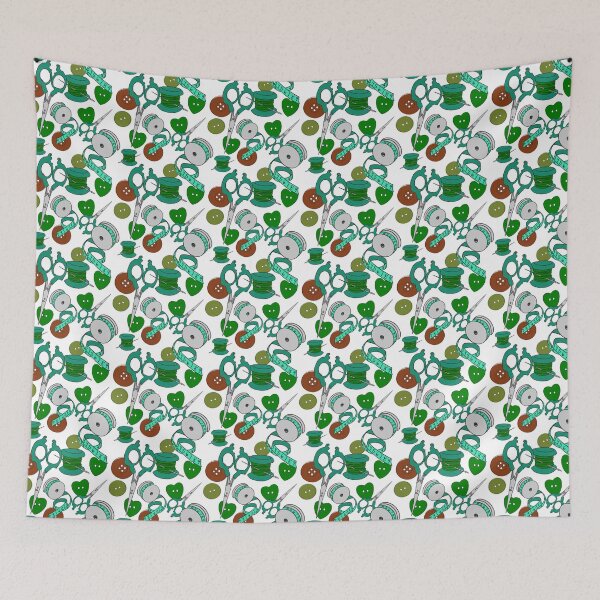 Item preview, Sewing Pattern Vintage Green/Orange designed and sold by willowsbunnies.