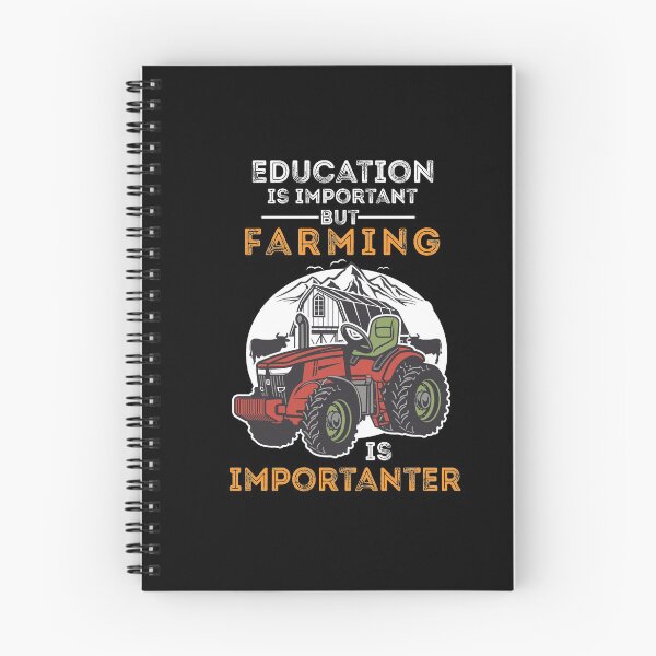Item preview, Education is important but farming is importanter shirt funny farming gift for farmer and gardening birthday for men and women designed and sold by dianoo.
