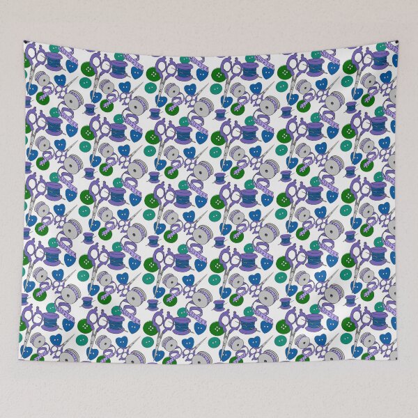 Item preview, Sewing Pattern Vintage Purple/Blue designed and sold by willowsbunnies.