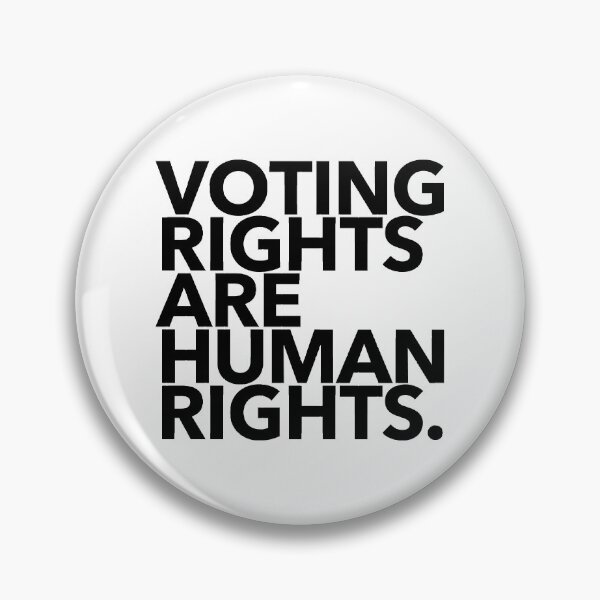 Item preview, Voting Rights are Human Rights (black) designed and sold by Thelittlelord.