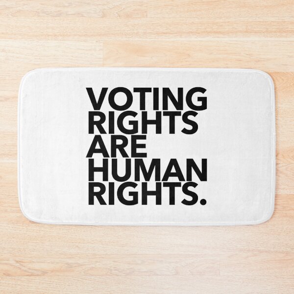 Item preview, Voting Rights are Human Rights (black) designed and sold by Thelittlelord.