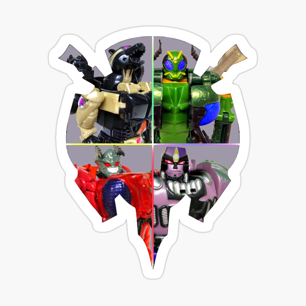 TRANSFORMERS FIGURES!!! Beast Wars Predacon Logo Poster