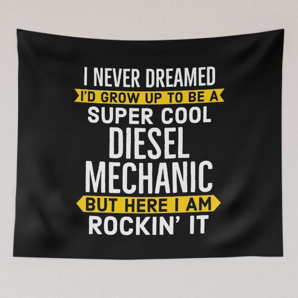 Item preview, Super Cool Diesel Mechanic designed and sold by AwesomeWorld1.