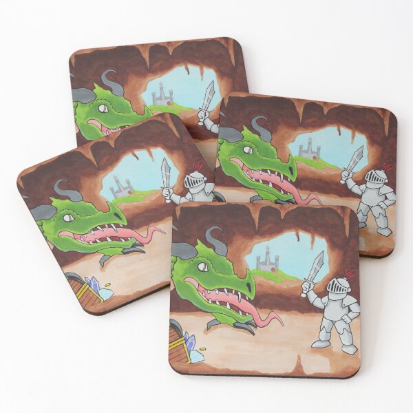 Item preview, Knight VS Dragon designed and sold by WalkInTheVoid.