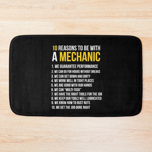 Item preview, 10 Reasons To Be With A Mechanic designed and sold by AwesomeWorld1.