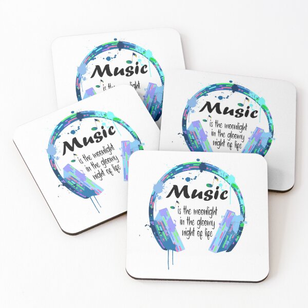 Item preview,  Fuuny music Music is the moonlight in the gloomy night of life, gift idea for lovers music designed and sold by Mac Store.