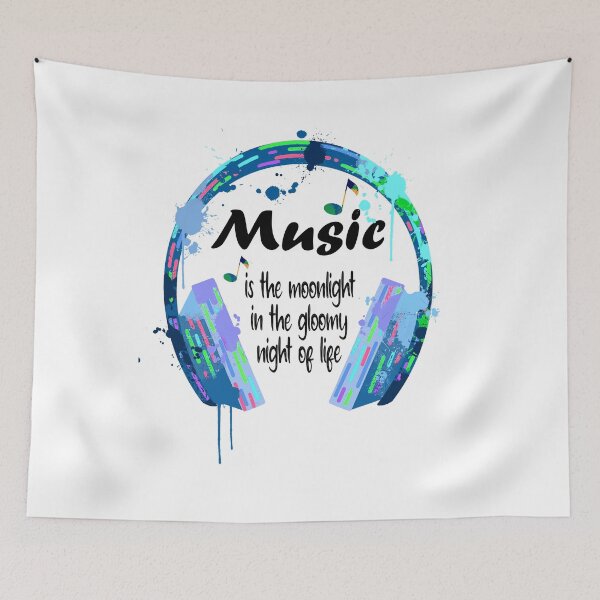 Item preview,  Fuuny music Music is the moonlight in the gloomy night of life, gift idea for lovers music designed and sold by Mac Store.