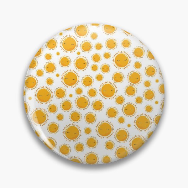 Item preview, Kawaii Sun Pattern - Cute Sun With Eyelashes designed and sold by minstore.