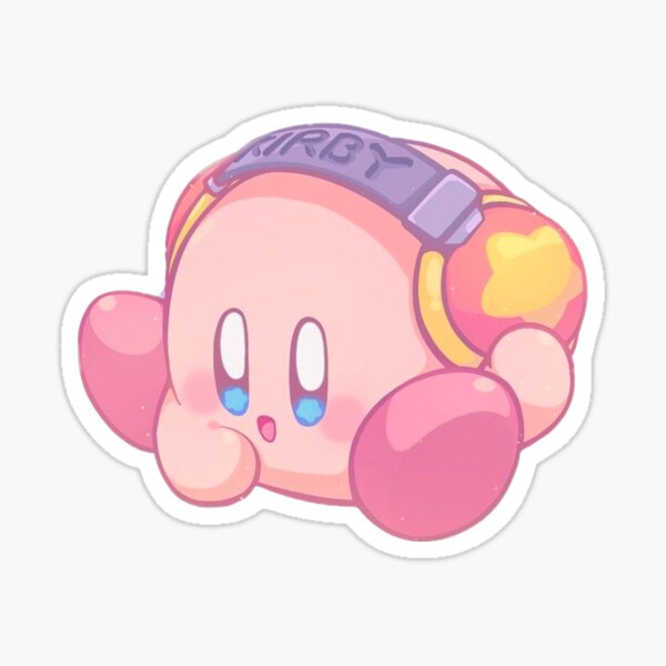 Kawaii DJ Kirby Sticker.