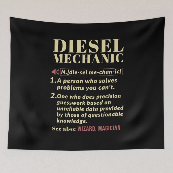 Item preview, Diesel Mechanic Definition designed and sold by AwesomeWorld1.
