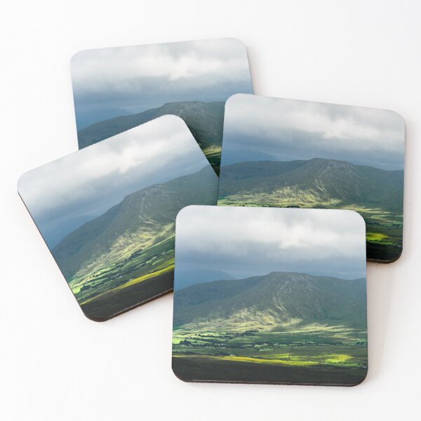 Item preview, View from top of the mountain  Croagh Patrick, nicknamed the Reek in County Mayo after Mweelrea and Nephin, Ireland designed and sold by AlbertMi.