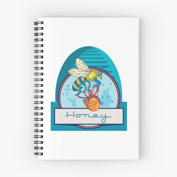 Item preview, Bee Carrying Honey Pot Skep Circle Retro designed and sold by patrimonio.