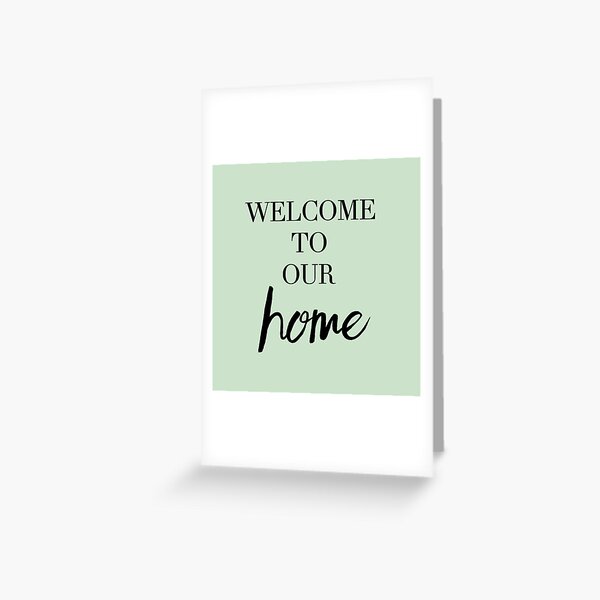 Carte De Vœux Bonjour Bienvenue Imprimer Signe Bonjour Bonjour Art Foyer Mur Par Mentdesigns Redbubble