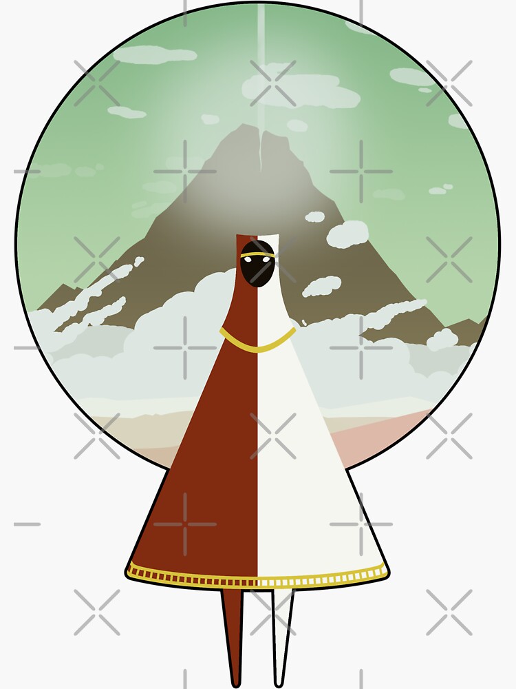Imagen 3 de 3, Pegatina con la obra Viaje, diseñada y vendida por HyruleVeteran.