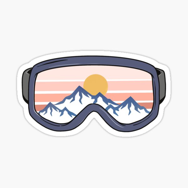Ski Goggles Winter Sports Sticker - Ski Haus