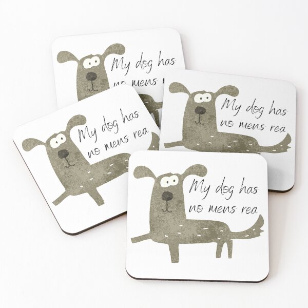 Item preview, My dog has no mens rea designed and sold by DinoKidzDesigns.