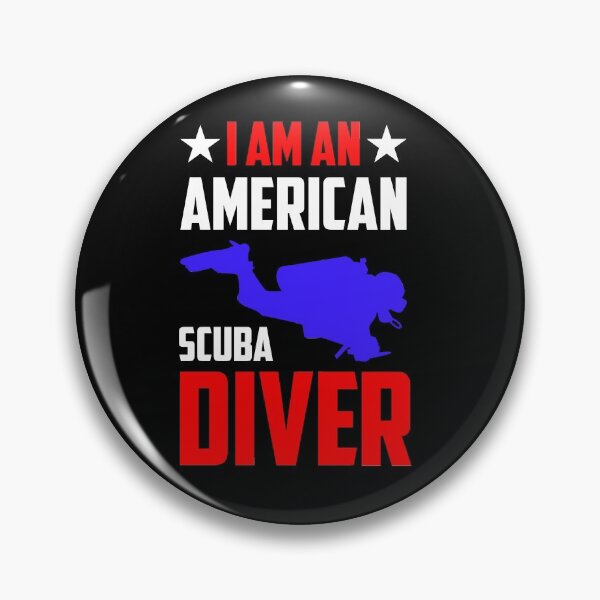 Item preview, I Am An American Scuba Diver Diving, Surfer Or Freediver designed and sold by wackodesign.
