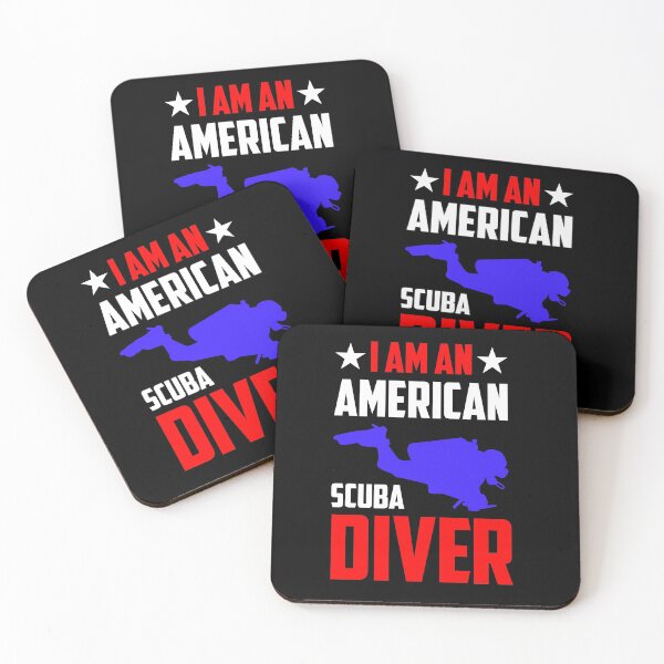 Item preview, I Am An American Scuba Diver Diving, Surfer Or Freediver designed and sold by wackodesign.