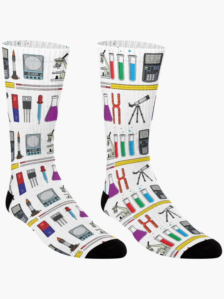 Thumbnail 3 of 5, Socks, Science! designed and sold by ContrivedDesign.