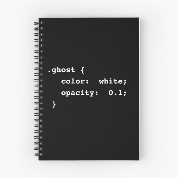 Item preview, GHOST | Funny design for web developers designed and sold by annaspoljar.