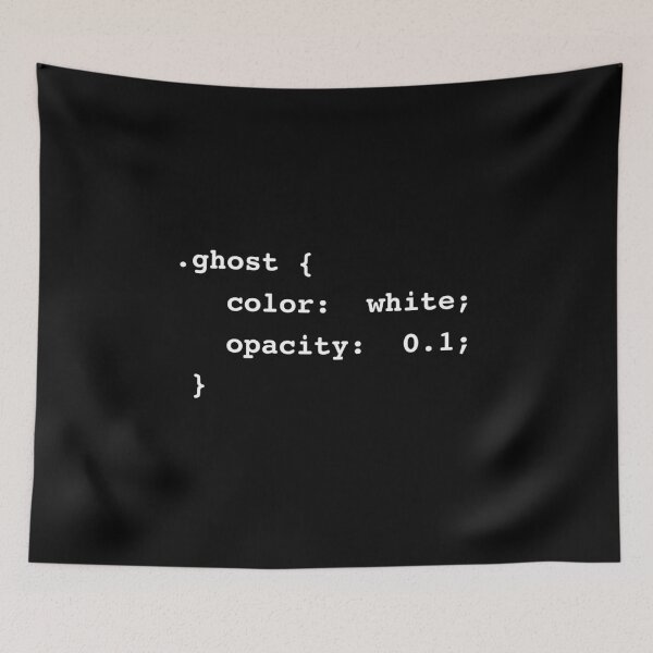 Item preview, GHOST | Funny design for web developers designed and sold by annaspoljar.