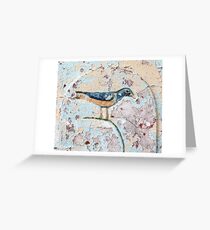 Wall Bird Greeting Card