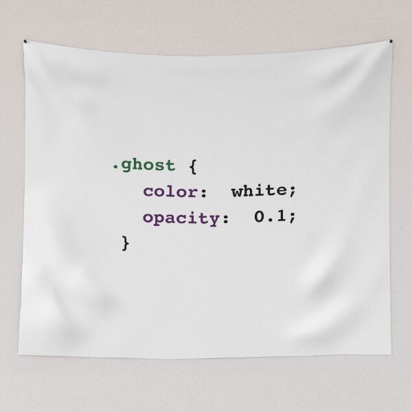 Item preview, GHOST | Funny design for web developers designed and sold by annaspoljar.