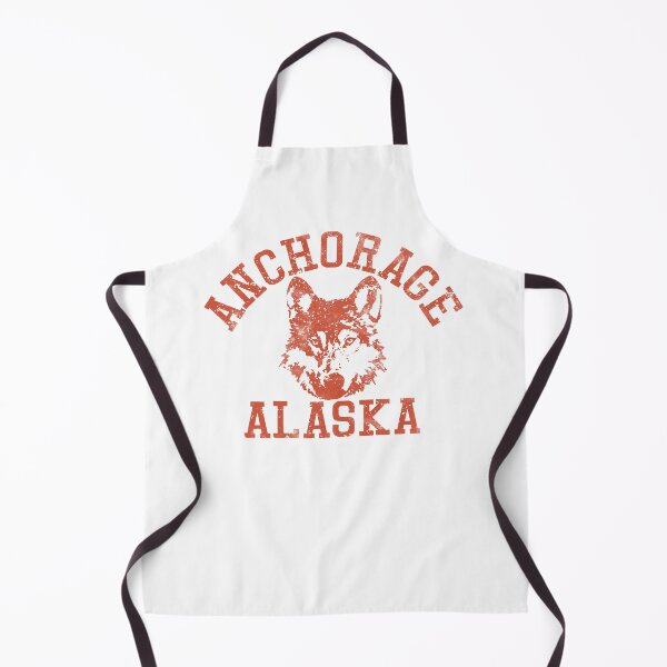 Item preview, Anchorage Alaska Collegiate 70s Style Shirts, Wolf Shirt, Mugs, Sweatshirts designed and sold by thebigmountain.