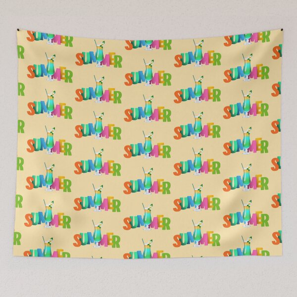 Item preview, SUMMER Drink! (on Lt. Orange) designed and sold by PawsitiveMum.