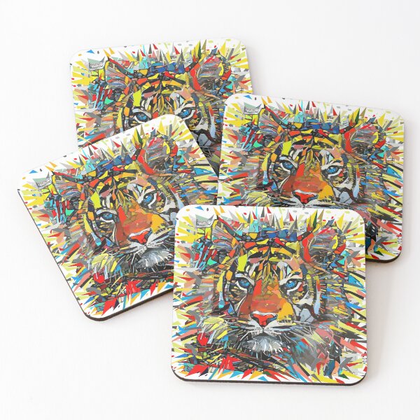 Item preview, Tiger colorful designed and sold by nataliakuruch.