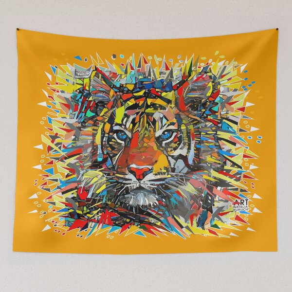 Item preview, Tiger colorful designed and sold by nataliakuruch.