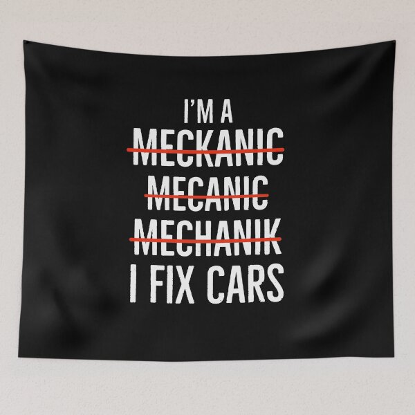 Item preview, I Fix Cars Mechanic Gift designed and sold by AwesomeWorld1.