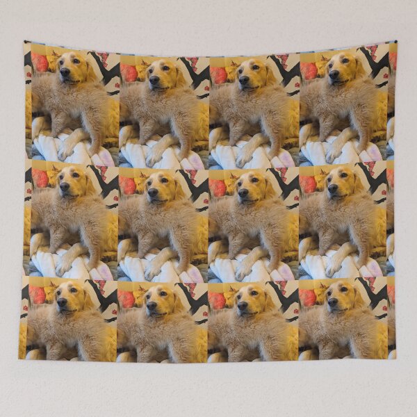 Item preview, Bella & Kai (golden retriever & Pomeranian) designed and sold by Fluffycat2020.