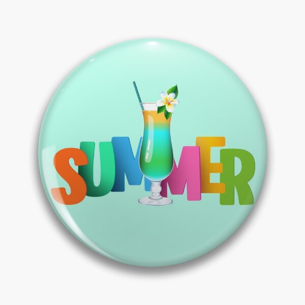 Item preview, SUMMER Drink! (on Lt. Aqua) designed and sold by PawsitiveMum.