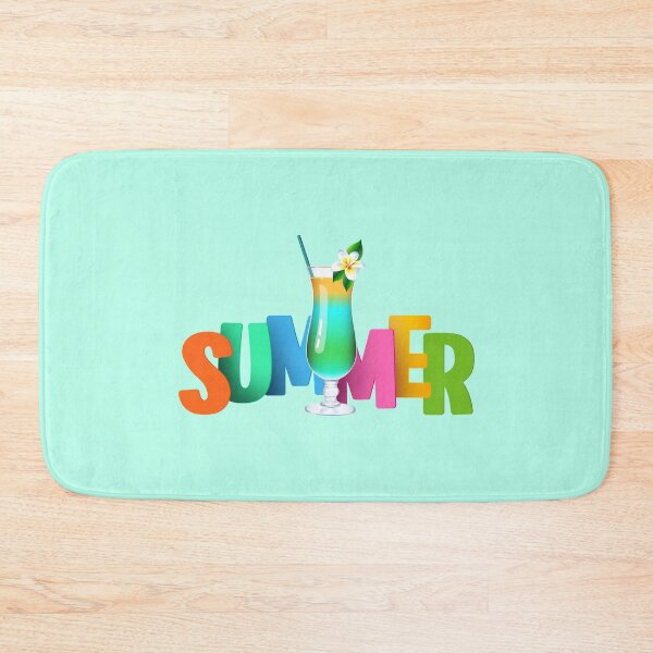 Item preview, SUMMER Drink! (on Lt. Aqua) designed and sold by PawsitiveMum.