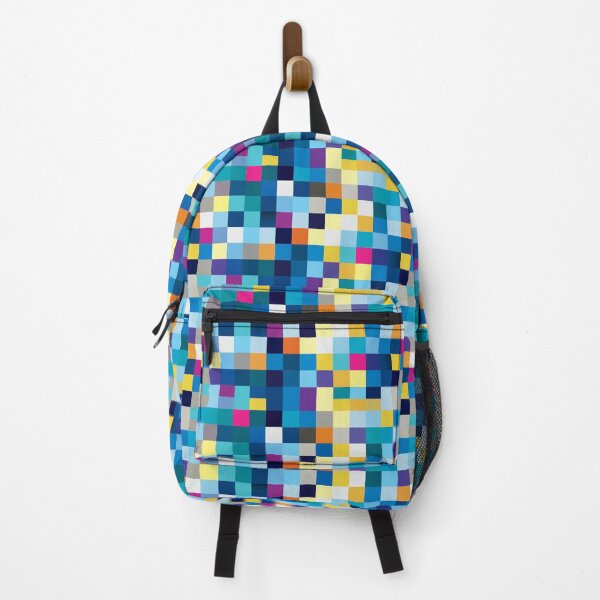 Item preview, Colorful pixelated pattern squares designed and sold by IngaDesign.