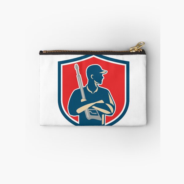 Item preview, Power Washer Arms Crossed Pressure Washing Gun Crest Retro designed and sold by patrimonio.