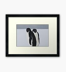 Penguin Pair Framed Print